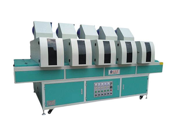 Five lamp UV dryer