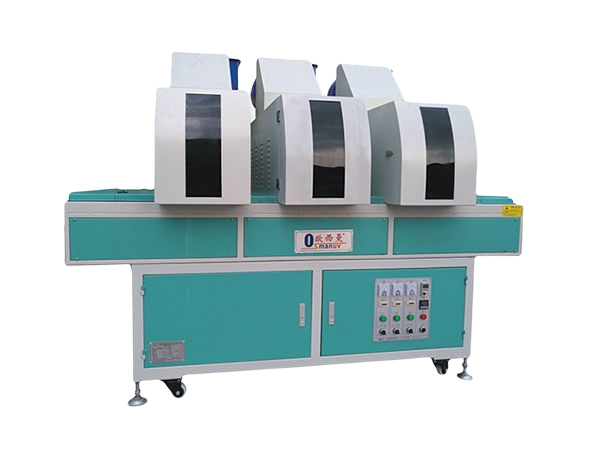 Three lamp UV dryer